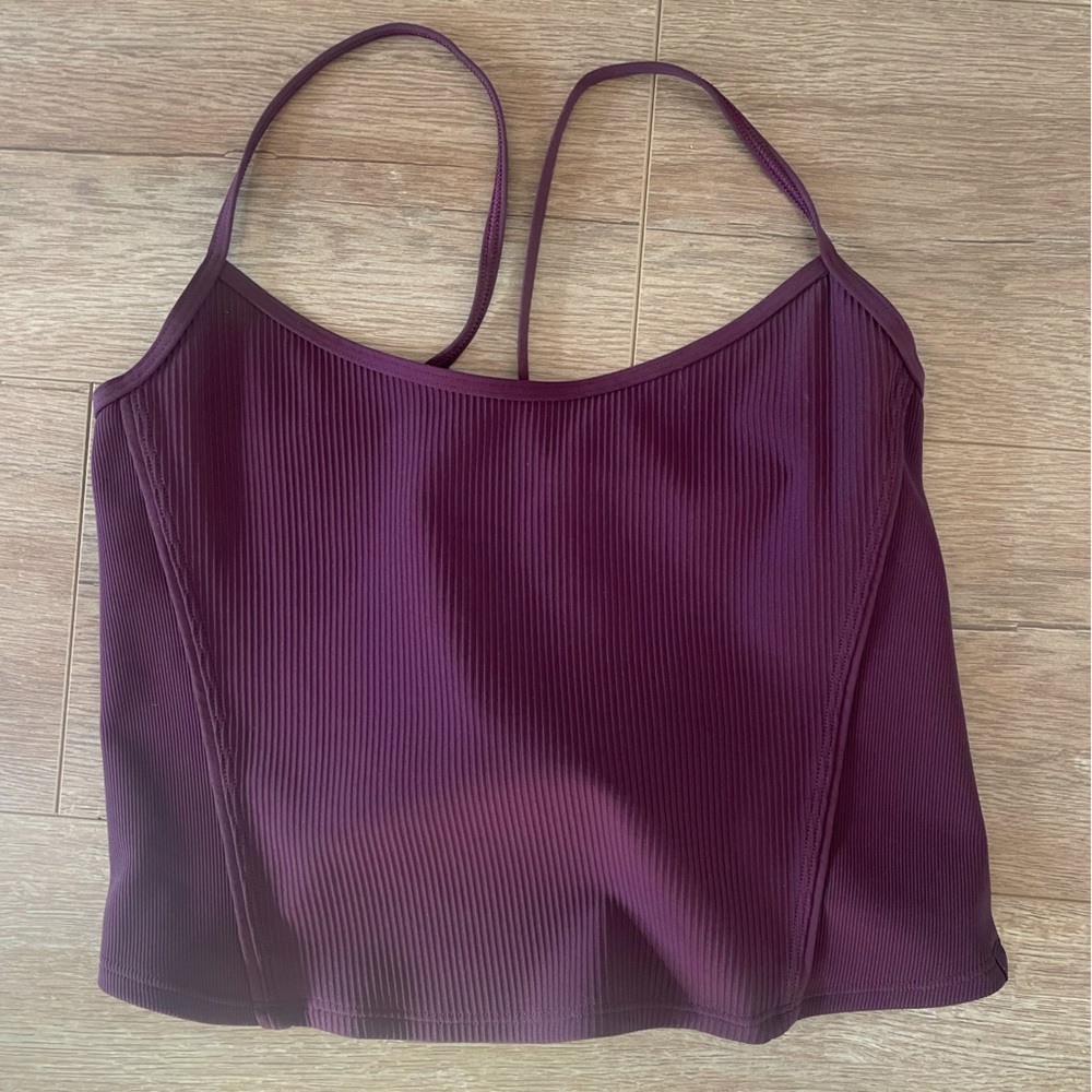Lululemon Crop Tank with twisted back